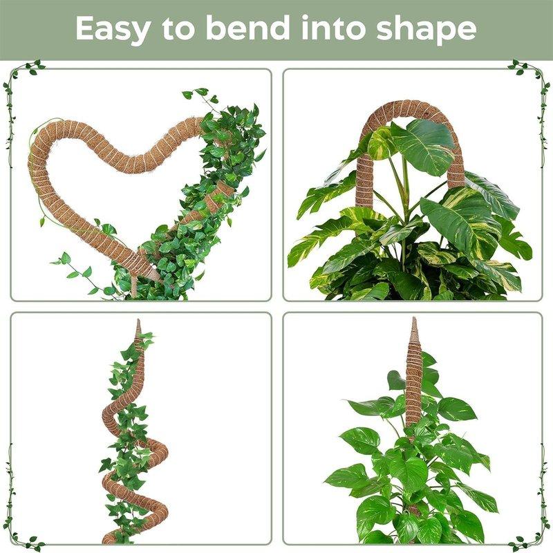 Kahverengi Hindistan Cevizi Lifli Bükülebilir Yosun Sopası - 117 cm - 498508 - Görsel 4